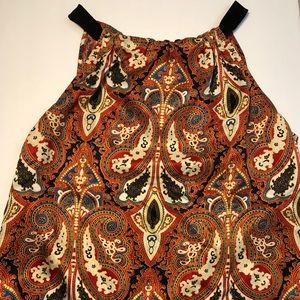 J Crew Silk keyhole halter top